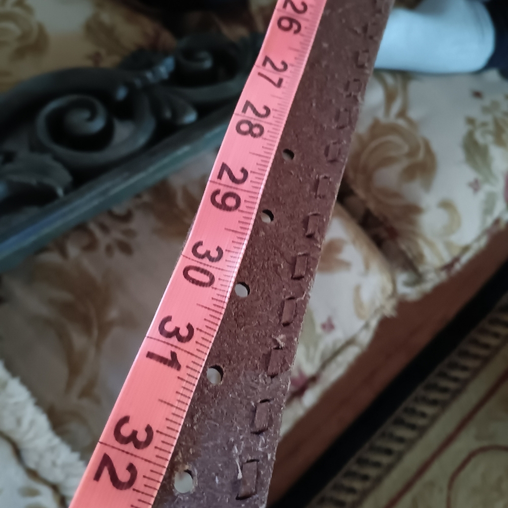 Polo Silver and Brown Men's Belt Size 30/32 - Picture 12 of 12